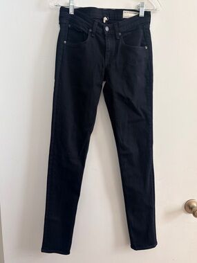 rag & bone Black Skinny Jeans like new size 25